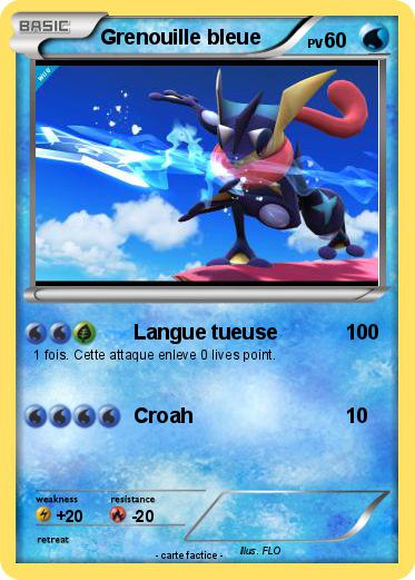 Pokemon Grenouille bleue