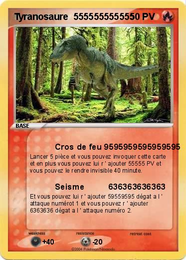 Pokemon Tyranosaure  555555555555