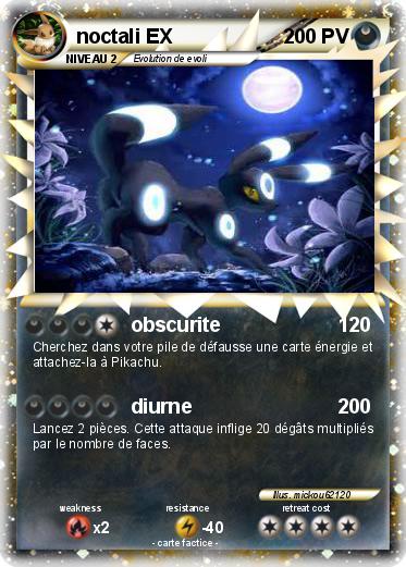 Pokemon noctali EX
