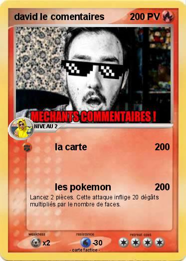 Pokemon david le comentaires