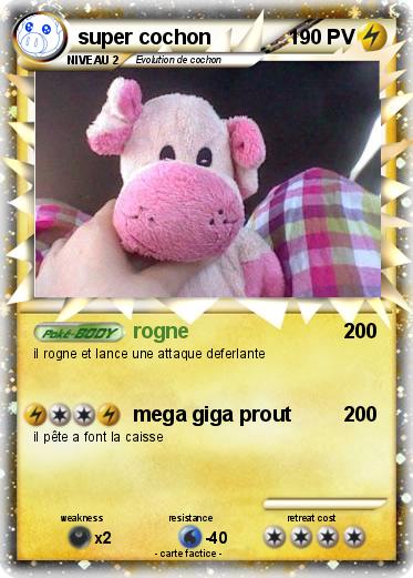 Pokemon super cochon