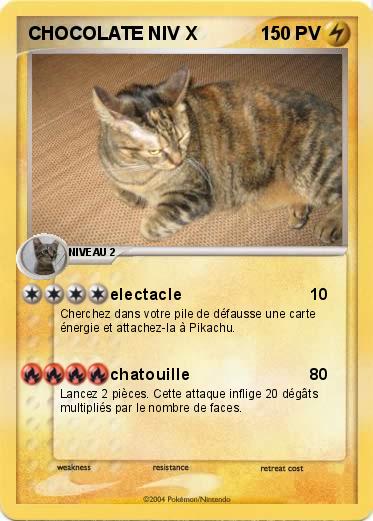 Pokemon CHOCOLATE NIV X