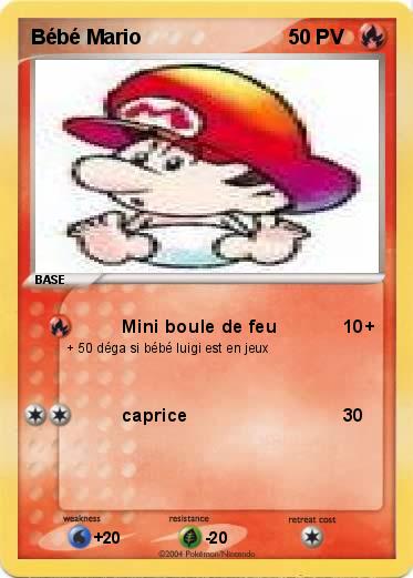 Pokemon Bébé Mario