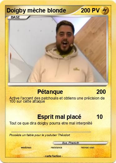 Pokemon Doigby mèche blonde