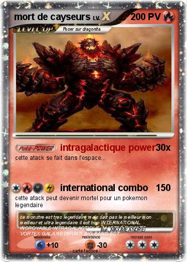 Pokemon mort de cayseurs