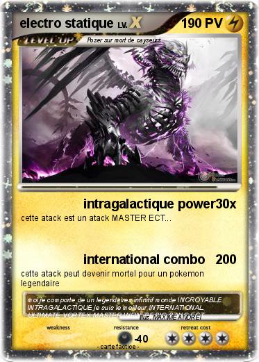 Pokemon electro statique