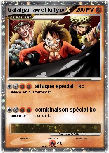 Pokemon trafalgar law et luffy