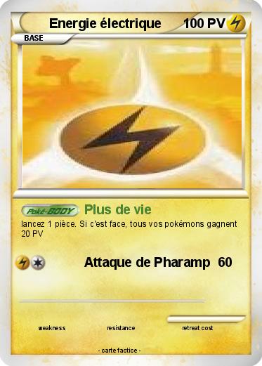 Pokemon Energie électrique