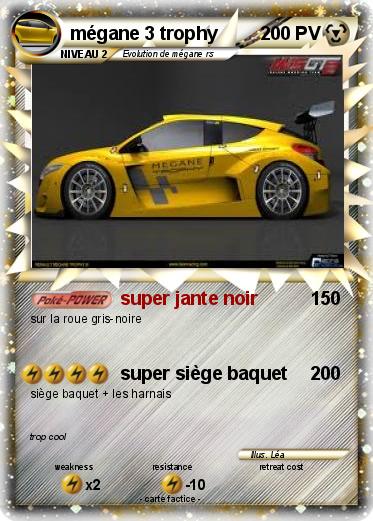 Pokemon mégane 3 trophy