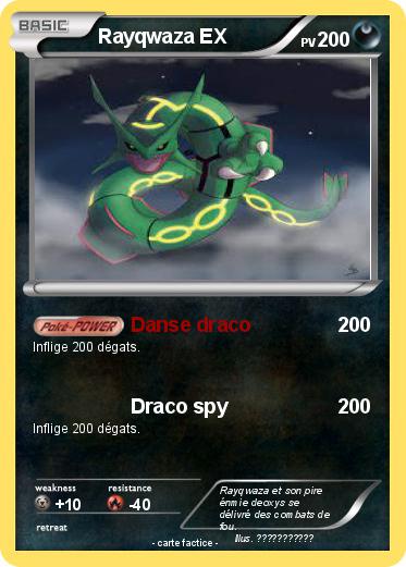 Pokemon Rayqwaza EX