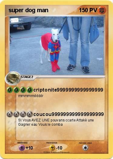 Pokemon super dog man