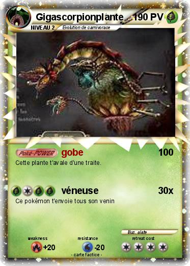 Pokemon Gigascorpionplante