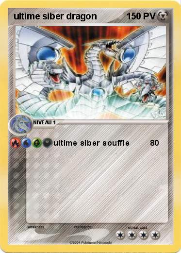 Pokemon ultime siber dragon