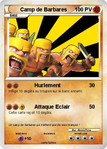 Pokemon Camp de Barbares