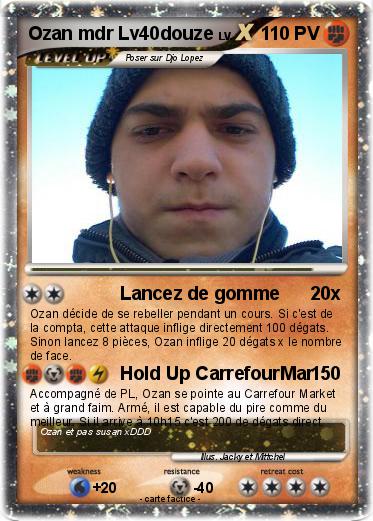 Pokemon Ozan mdr Lv40douze