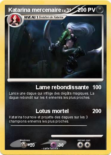 Pokemon Katarina mercenaire