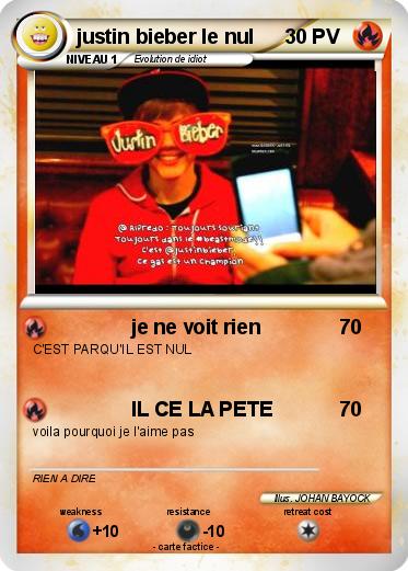 Pokemon justin bieber le nul