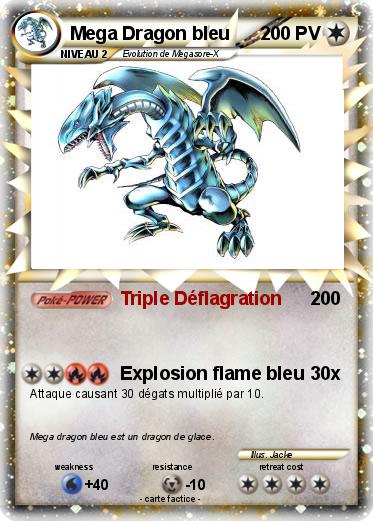 Pokemon Mega Dragon bleu