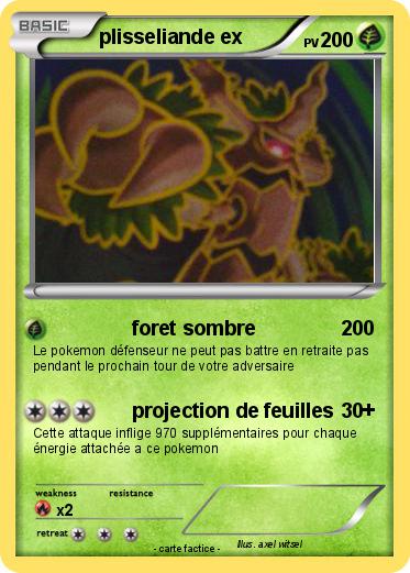 Pokemon plisseliande ex
