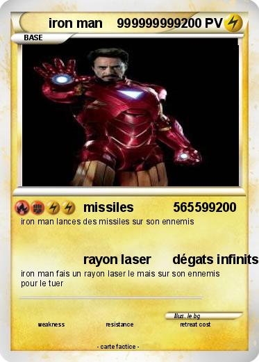 Pokemon iron man    999999999