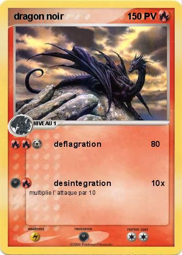 Pokemon dragon noir