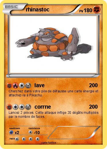 Pokemon rhinastoc