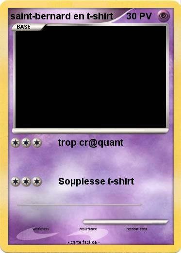 Pokemon saint-bernard en t-shirt