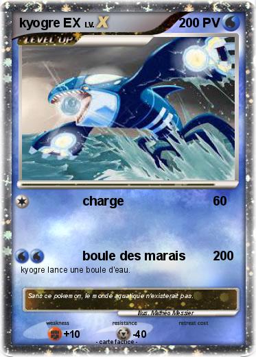 Pokemon kyogre EX