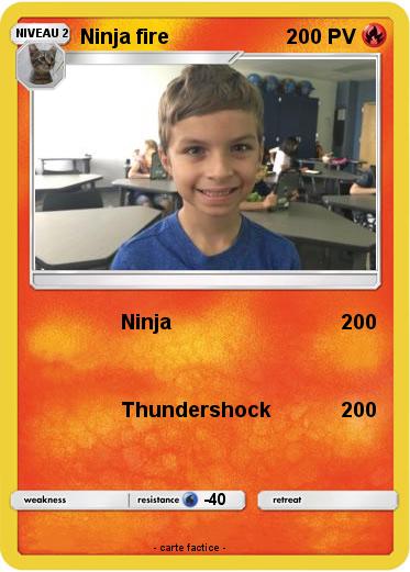 Pokemon Ninja fire