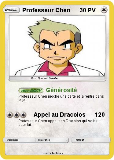 Pokemon Professeur Chen