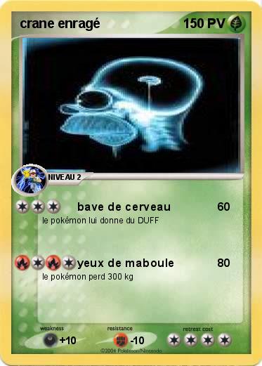 Pokemon crane enragé