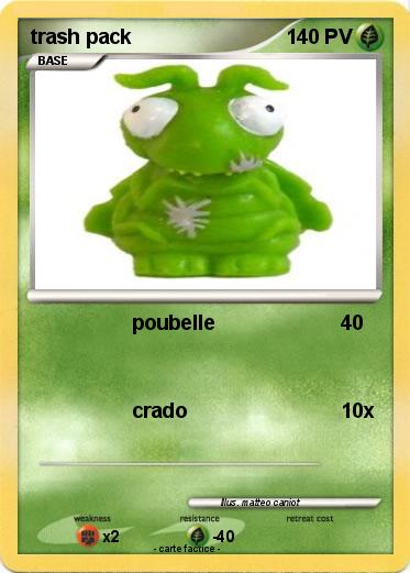 Pokemon trash pack