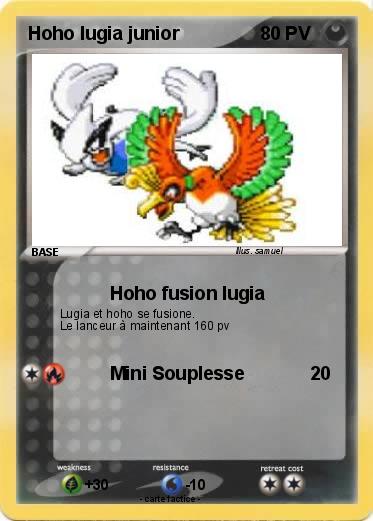Pokemon Hoho lugia junior
