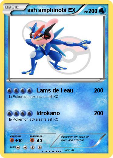 Pokemon ash amphinobi EX