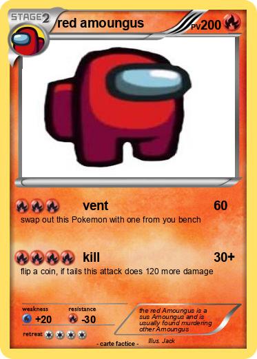 Pokemon red amoungus