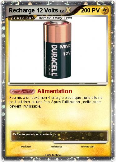 Pokemon Recharge 12 Volts