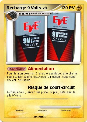Pokemon Recharge 9 Volts