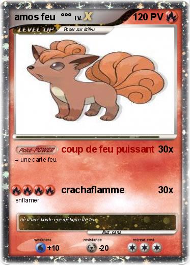 Pokemon amos feu  °°°