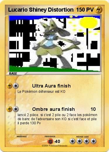 Pokemon Lucario Shiney Distortion