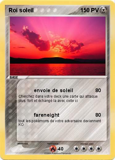 Pokemon Roi soleil