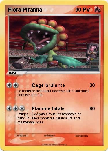 Pokemon Flora Piranha