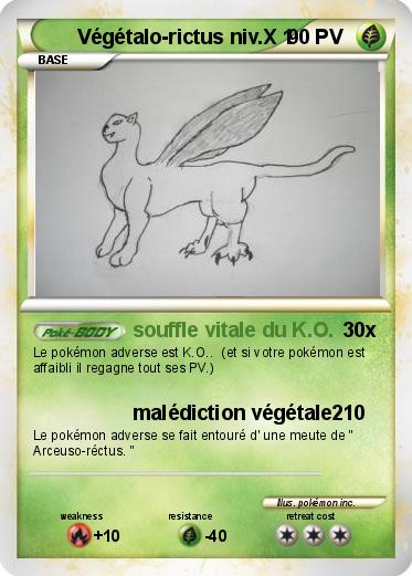 Pokemon Végétalo-rictus niv.X 1