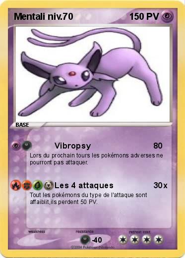 Pokemon Mentali niv.70