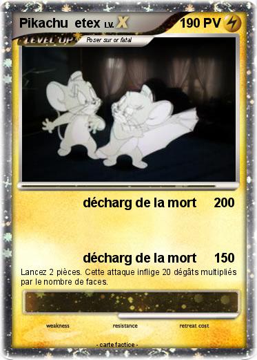 Pokemon Pikachu  etex