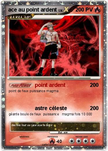 Pokemon ace au point ardent