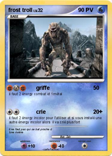 Pokemon frost troll
