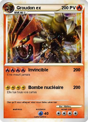Pokemon Groudon ex