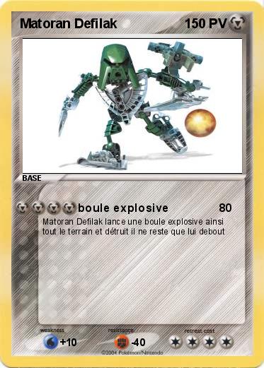 Pokemon Matoran Defilak 