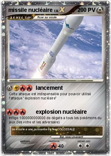 Pokemon missile nucléaire