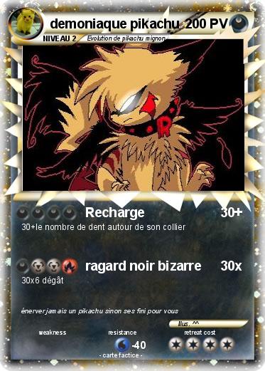 Pokemon demoniaque pikachu